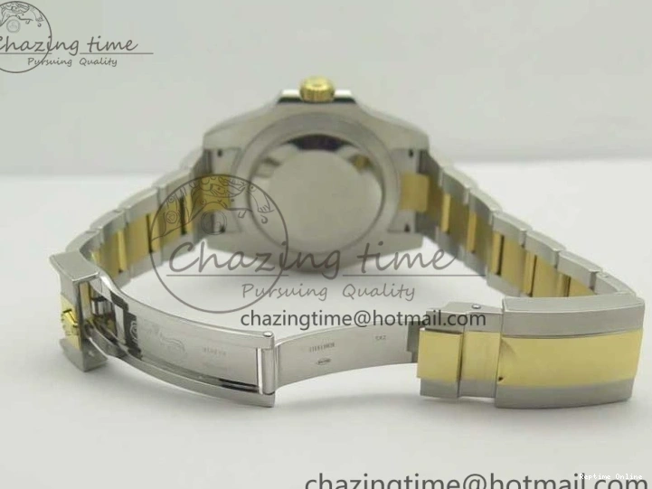 0504 GMT Master II 116713 GMF 904L Steel Edition Green Dial on SS YG Bracelet A Lightweight 3386